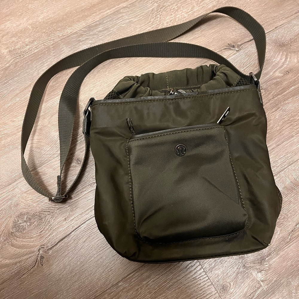 lululemon athletica Forest Green Crossbody Bag